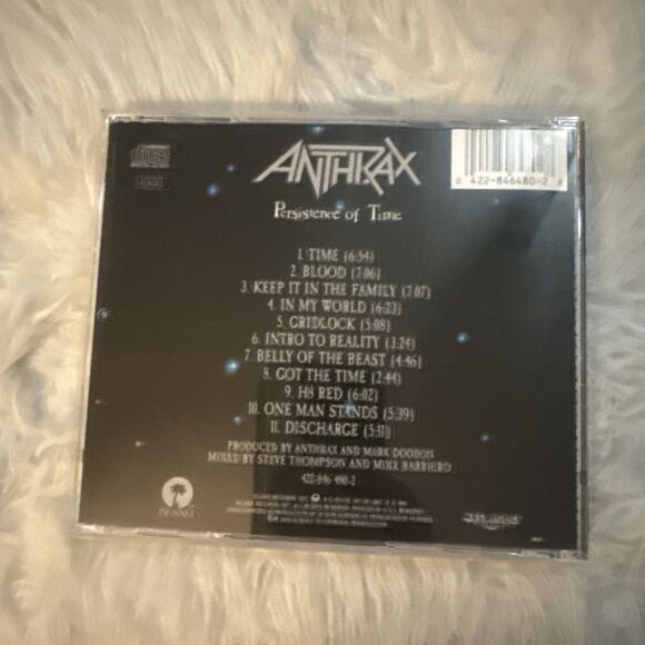 Persistence of Time by Anthrax (CD, 1990) - Picture 2 of 4